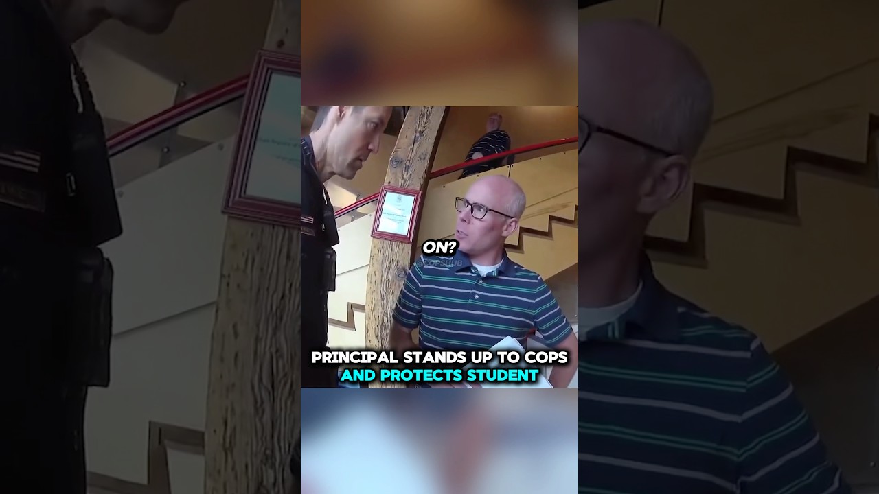 Principal Stands Up To Cops And PROTECTS Student 😳