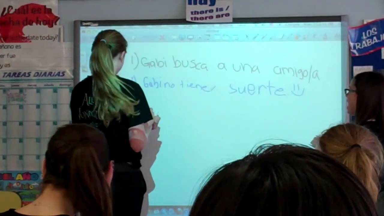 7th grade Spanish class