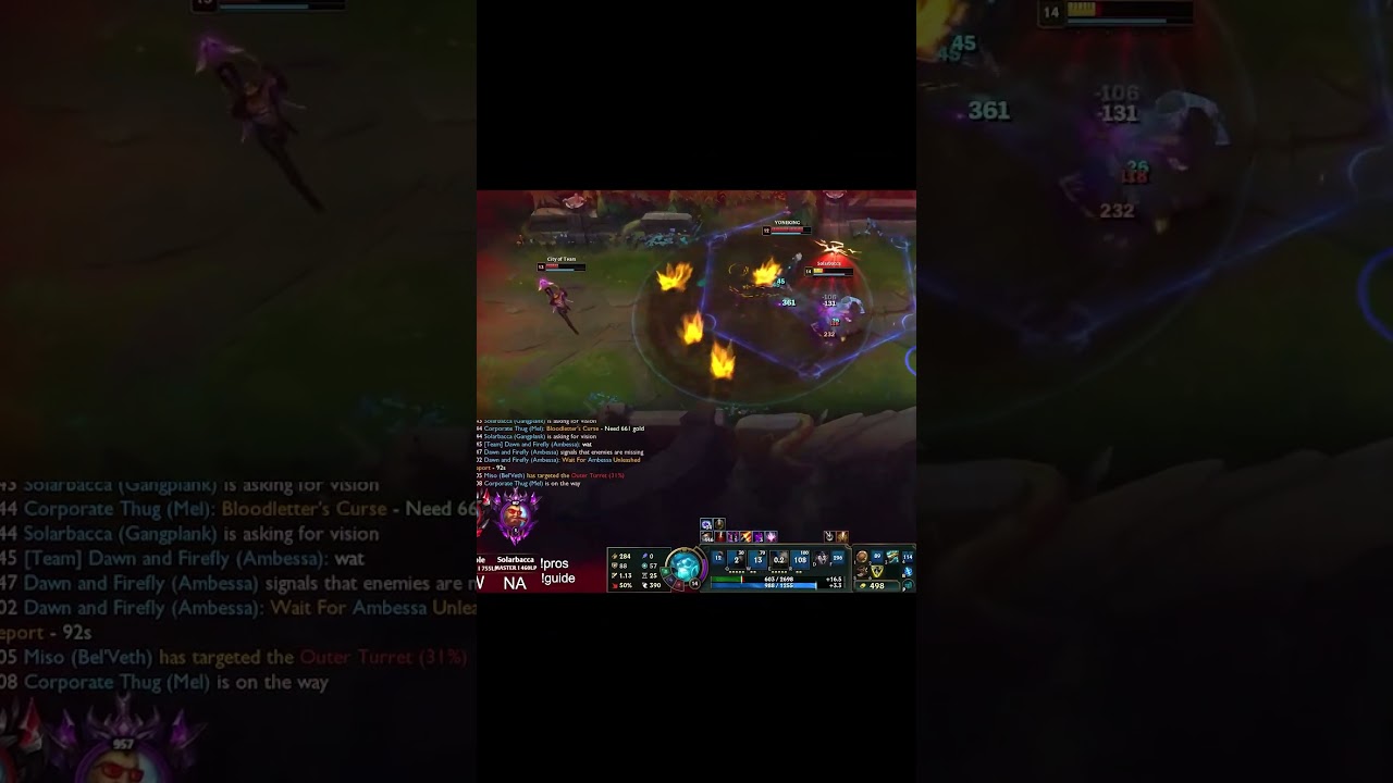 SolarBacca 1vs2 - Gangplank Moment - League of Legends #shorts