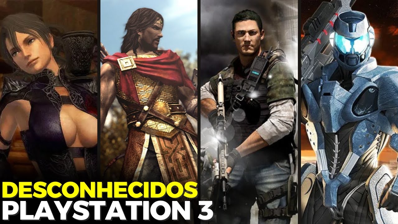 VOC&Ecirc; CONHECE ESSES JOGOS DO PS3? POUCOS JOGARAM!
