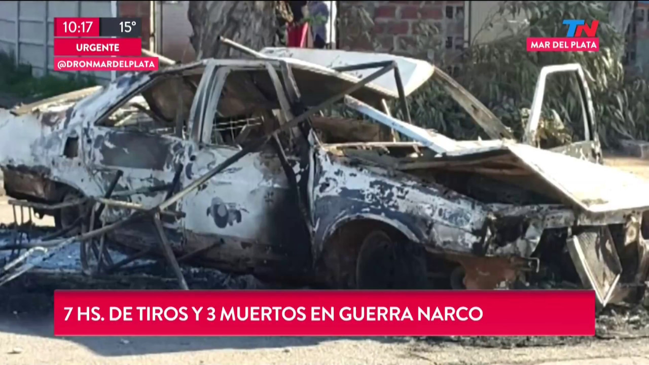 Guerra narco en Mar del Plata: 7 horas de tiros y 3 muertos
