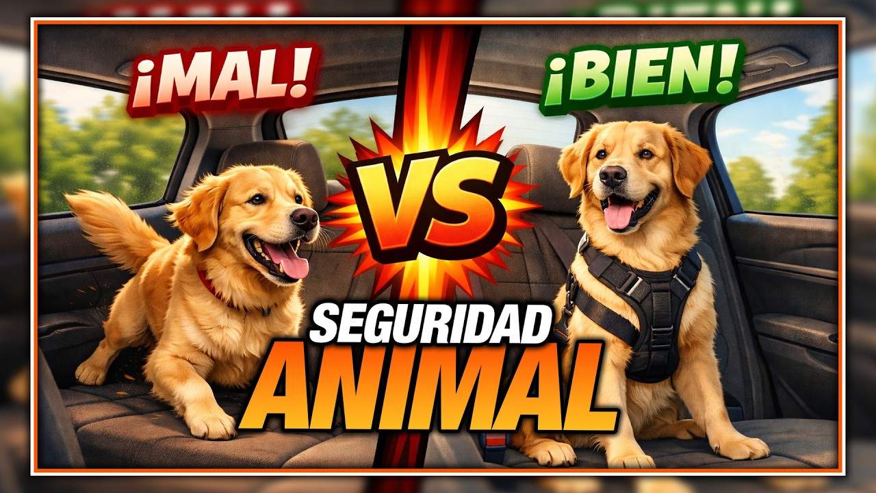 🐶 SEGURIDAD de las MASCOTAS al VOLANTE