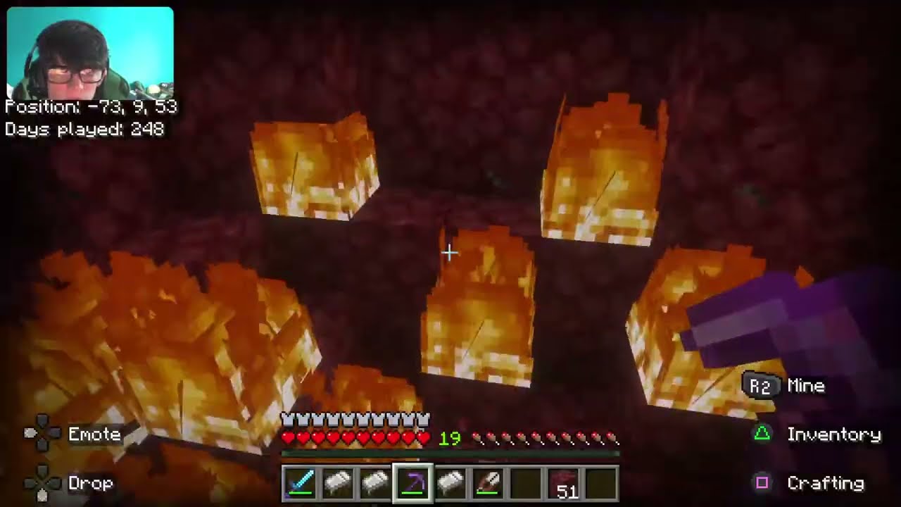 Minecraft multiply world part 6 netherite mining