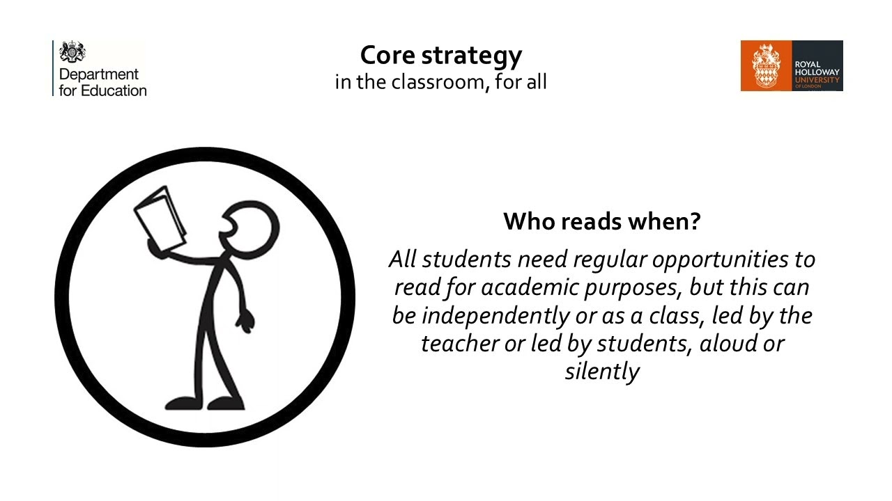 Reading in lessons (secondary reading CPD)
