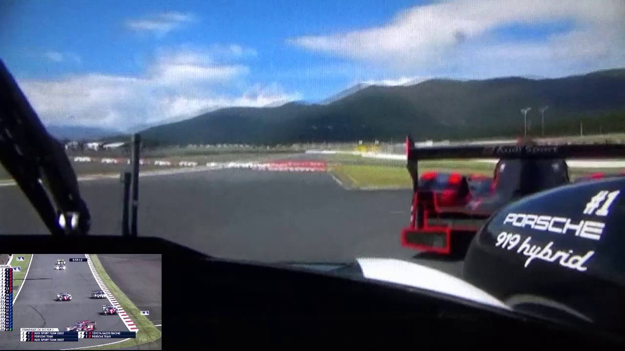 WEC 2016 Fuji Race Start On Board Porsche #1