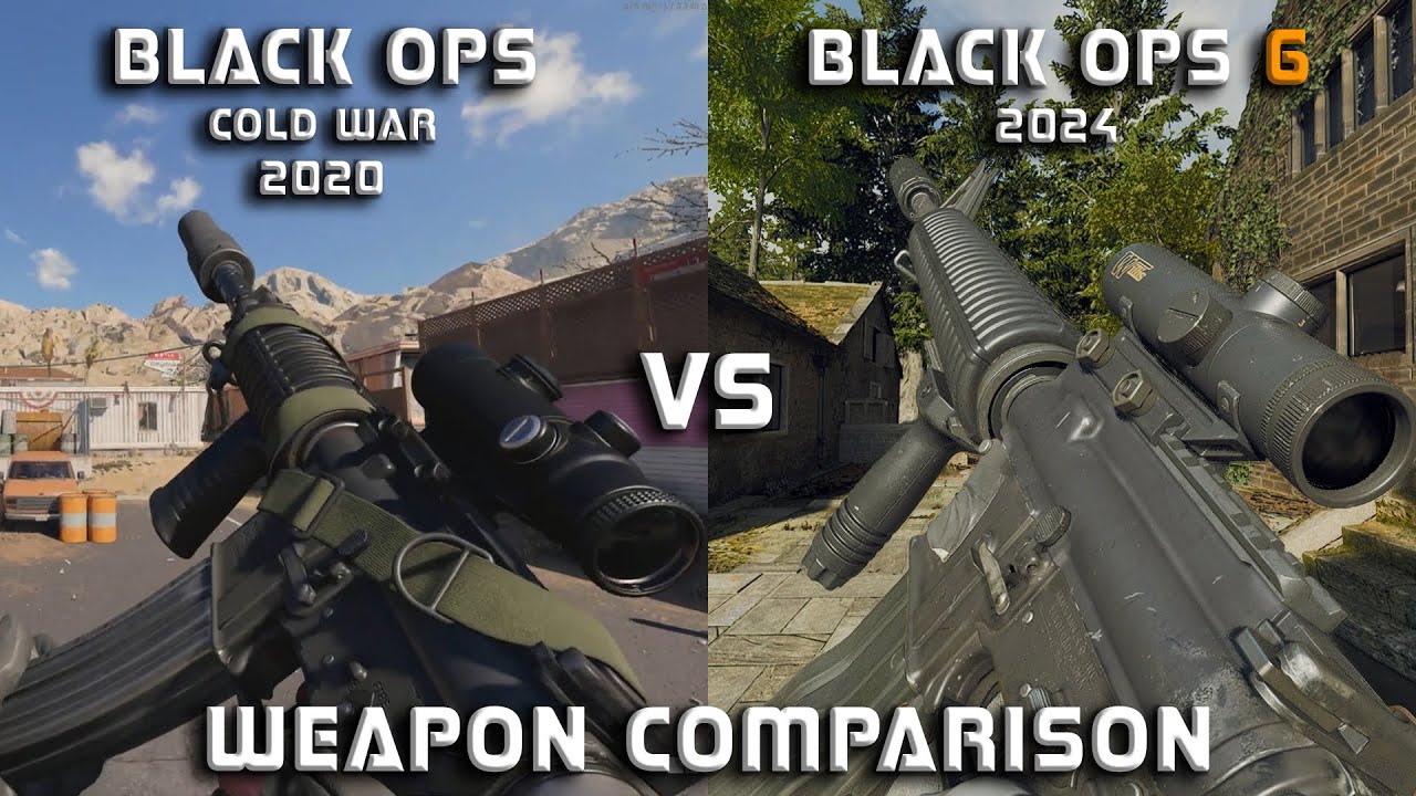 CALL OF DUTY BLACK OPS COLD WAR VS BLACK OPS 6 (SEASON 6) : WEAPONS COMPARISON [COMPLETE EDITION] 4K