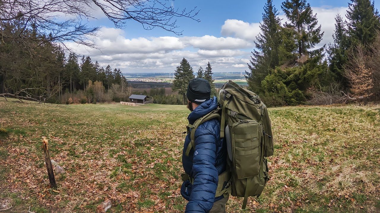 40km-Wanderung mit Übernachtung im Wald