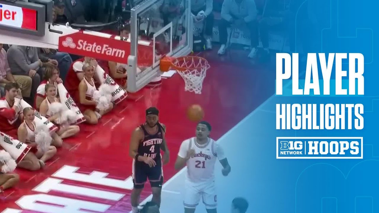 Keaton Wagler Highlights vs. Ohio State | Illinois Basketball | 12/09/2025