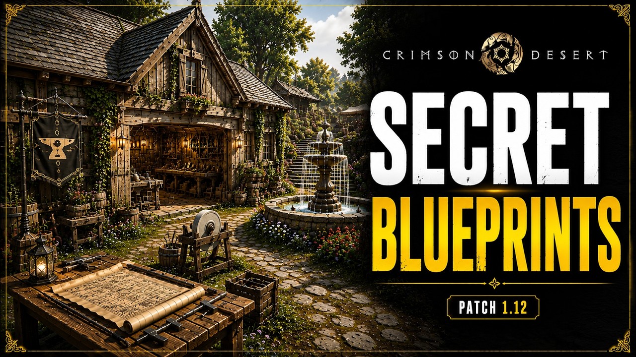 Секретные чертежи патча 1.12, которые пропустили многие игроки! (Crimson Desert)