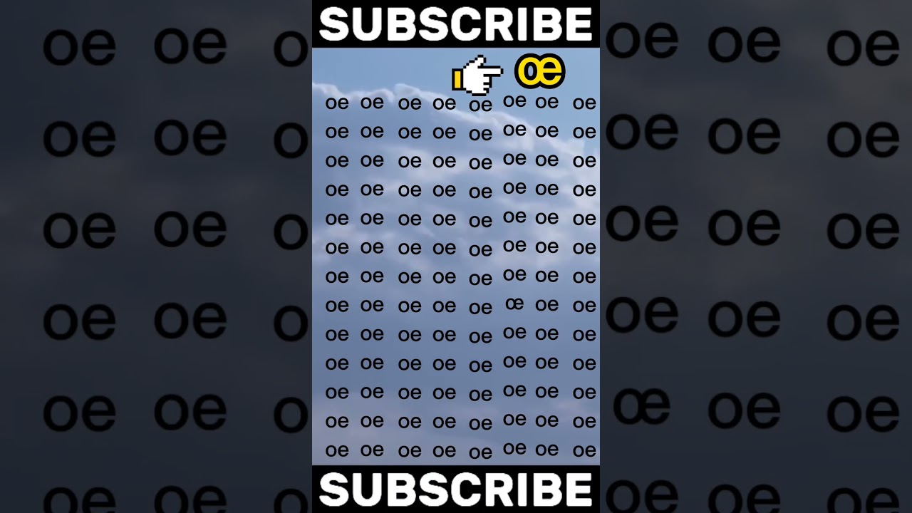 find &oelig; 😎 #shorts #trending #viral