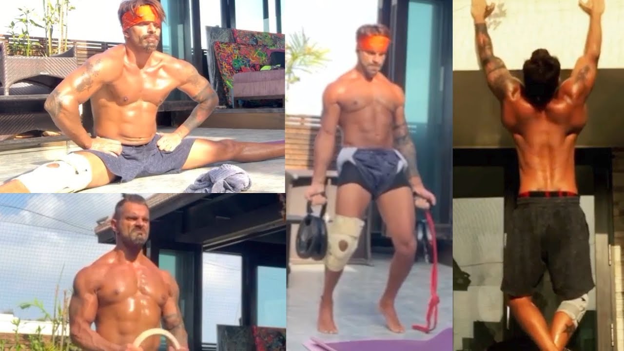 Karan Singh Grover HARDCORE Workout At Home | Karan Singh Grover Workout | Workout Tips