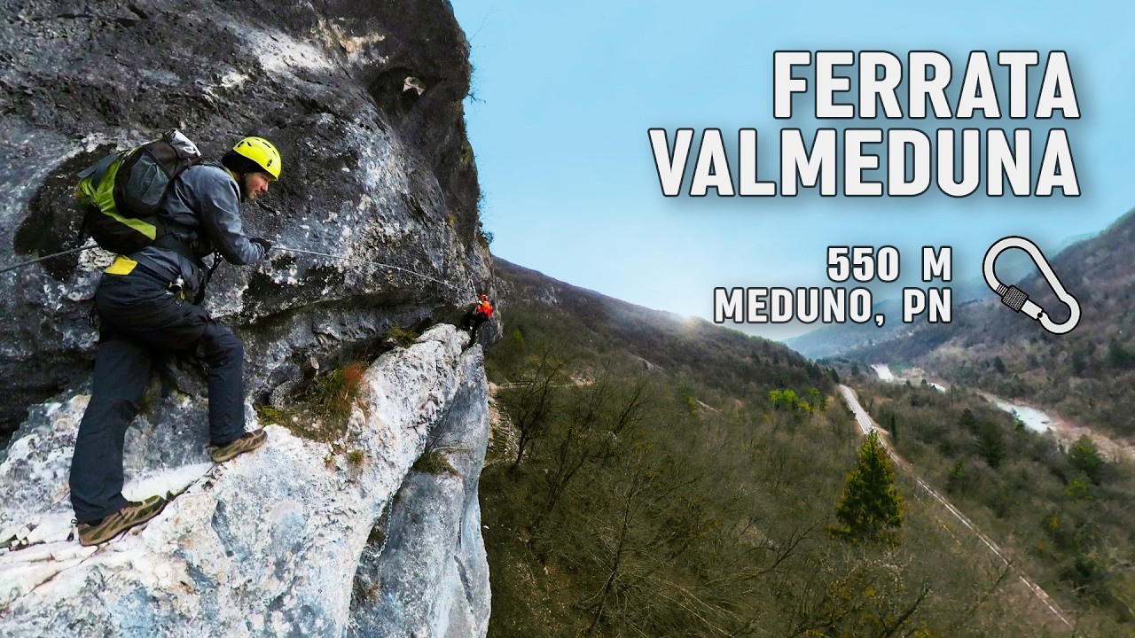 Via ferrata Valmeduna: adrenalina e panorami mozzafiato | Video 360 4K