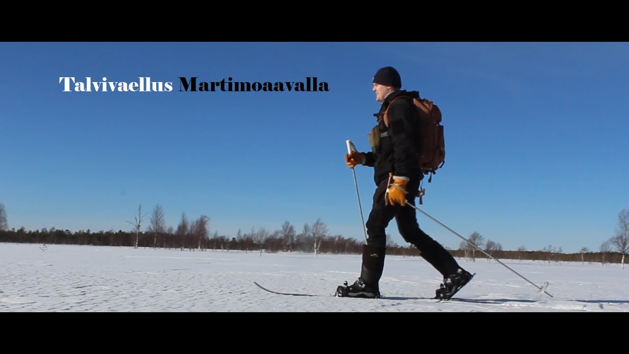 Talvivaellus Martimoaavalla.