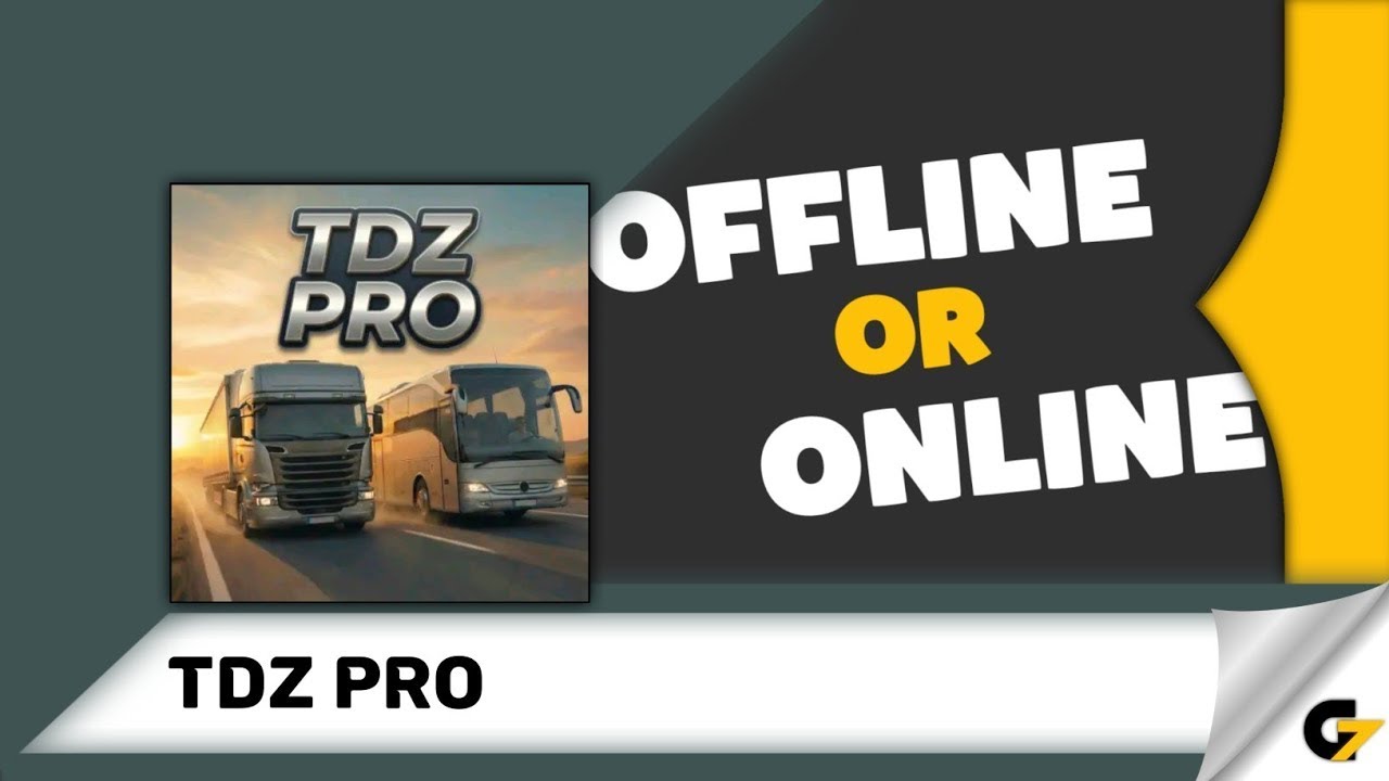 TDZ PRO - jogo online e offline de ônibus, caminhão, van e carros de passeio para celular 