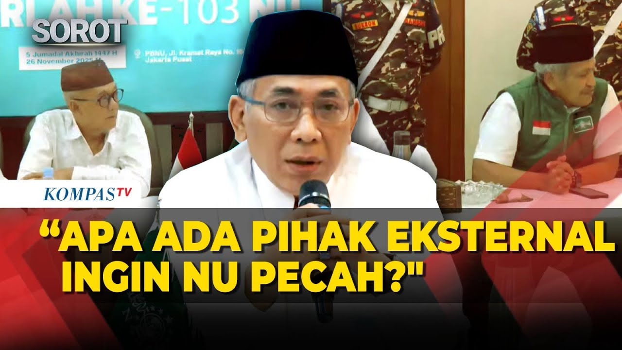 Ketum PBNU Gus Yahya Duga Ada Pihak Eksternal Ingin NU Pecah Usai Isu Desakan Mundur
