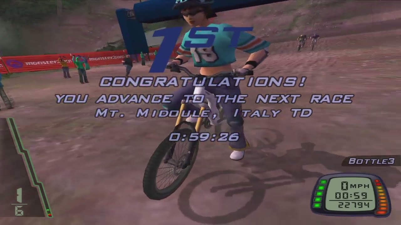 Downhill Domination Indonesia (Mai, Super Career(24Stage)). Full gameplay, Hard Difficulty.