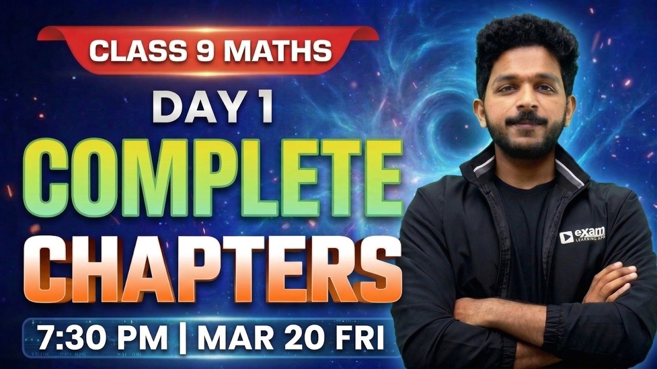 Class 9 Maths Annual Exam | Day 1 | Chapters 12-15 | Exam Winner Class 9