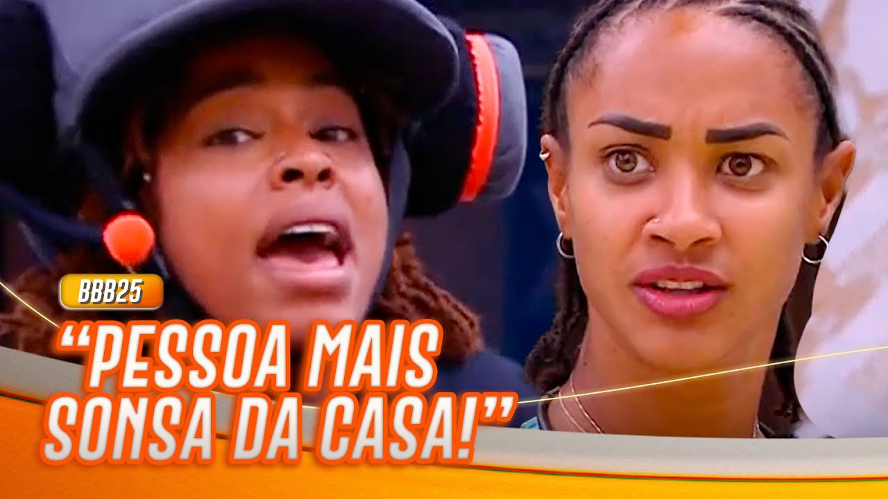ALINE DISCUTE COM THAMIRIS: 