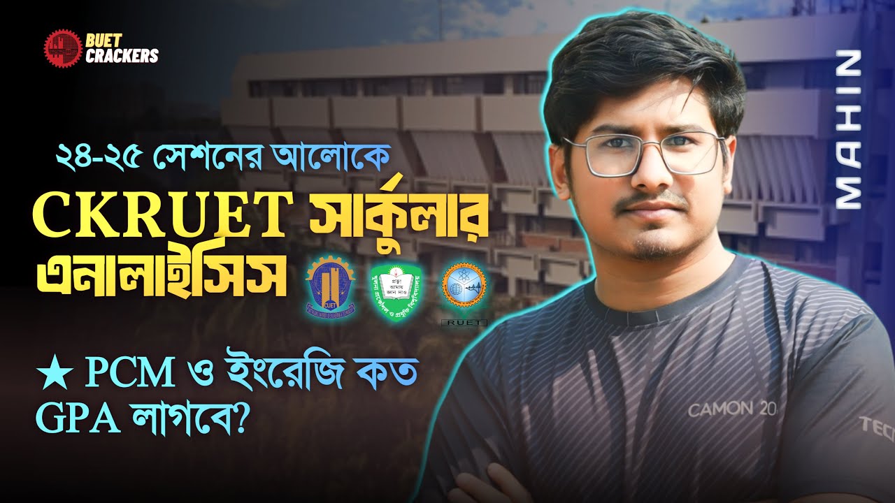 CKRUET এ কত জিপিএ লাগে || CKRUET Admission GPA || CKRUET Circular 2025 || BUET Crackers