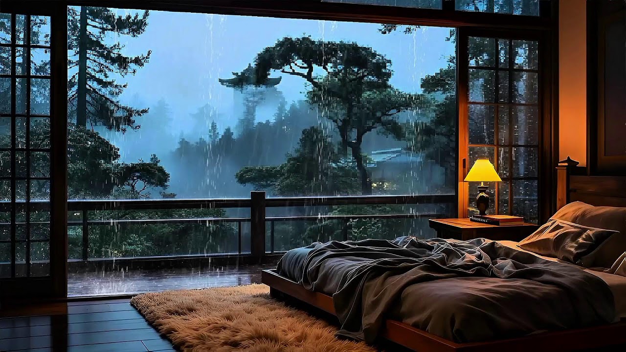 DRIFT OFF QUICKLY - Peaceful Sleep Music + Relaxation | Rain Sounds for Stress & Calm