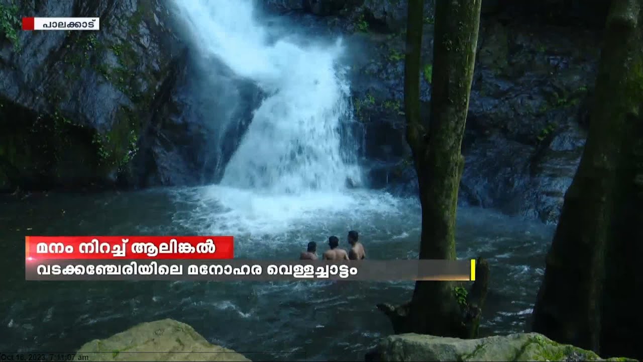 സമൂഹമാധ്യമങ്ങളിൽ തരംഗമായി പാലക്കാട് വടക്കഞ്ചേരിയിലെ ആലിങ്കൽ വെള്ളച്ചാട്ടം