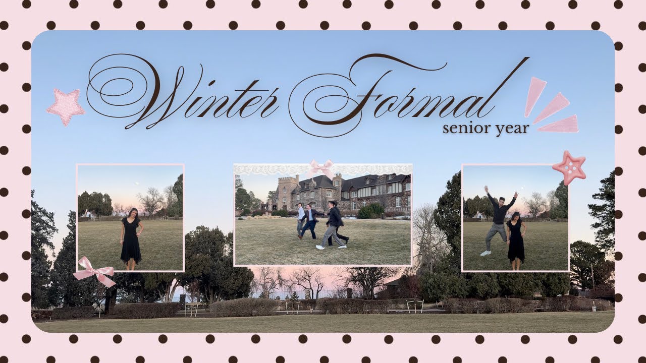SENIOR YEAR WINTER FORMAL 🩰🦢 | dinner, dancing, bowling