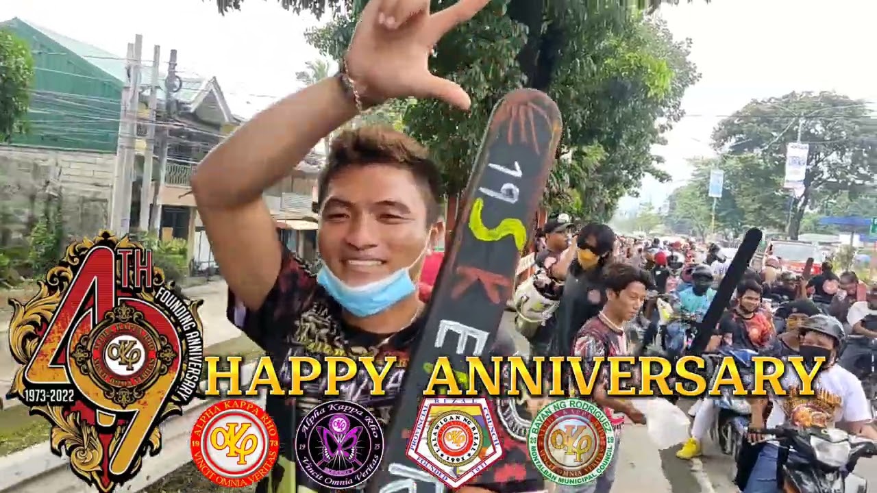 HAPPY 49TH FOUNDING ANNIVERSARY ALPHA KAPPA RHO MONTALBAN MUNICIPAL COUNCIL