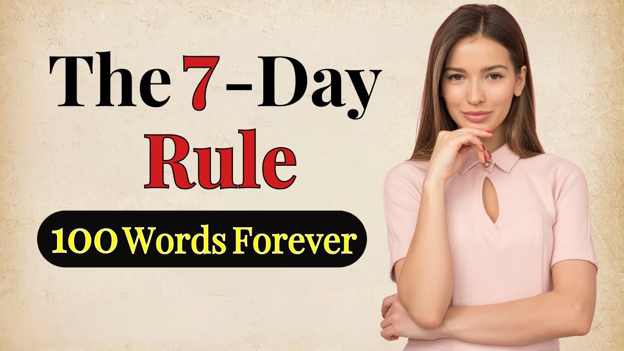 The 7-Day English Challenge: Proven System To Remember Vocabulary Forever