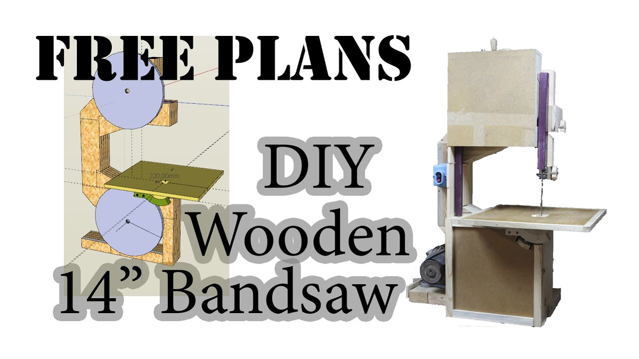 My new homemade 14 wooden bandsaw wheels mount.Free plans.