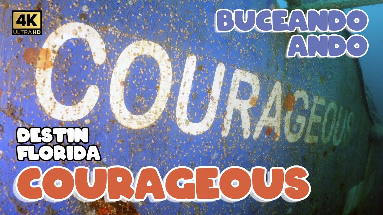 Buceando el Courageous (40 metros) - Destin, Florida