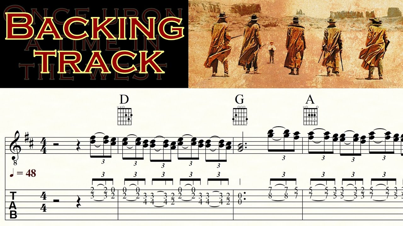 ONCE UPON A TIME IN THE WEST | ENNIO MORRICONE | Backing Track | Playback | Play along