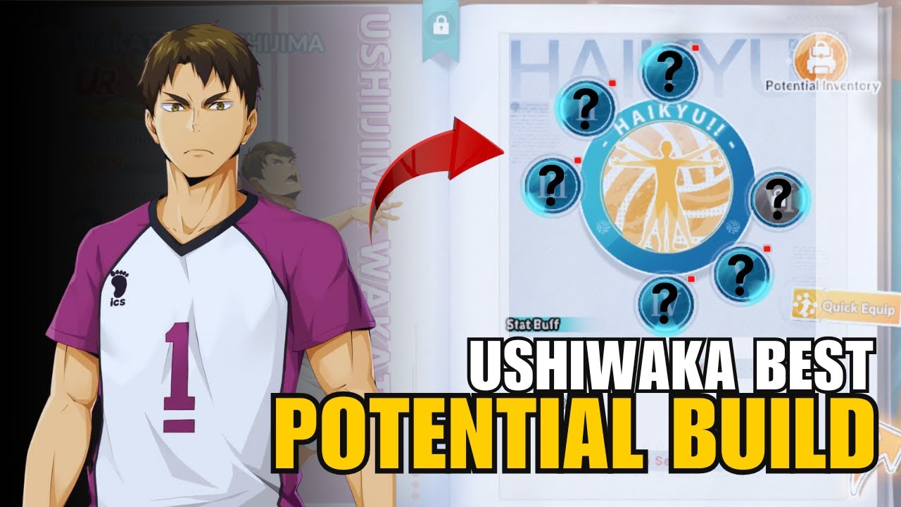 BEST POTENTIAL BUILD FOR USHIWAKA - HAIKYU!! FLY HIGH