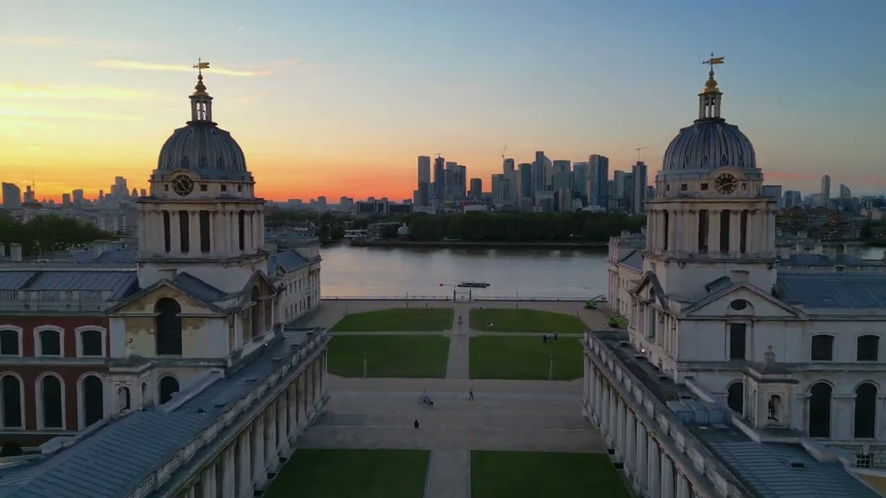 Greenwich, London, England, UK, Daniel Portman - True Salvation, Dron, 4K