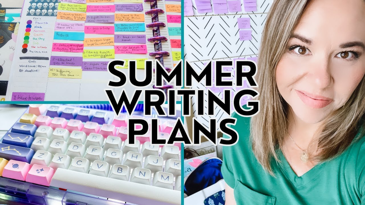 SUMMER WRITING PLAN 📖🩷 my summer writing goals and how to create a summer writing plan