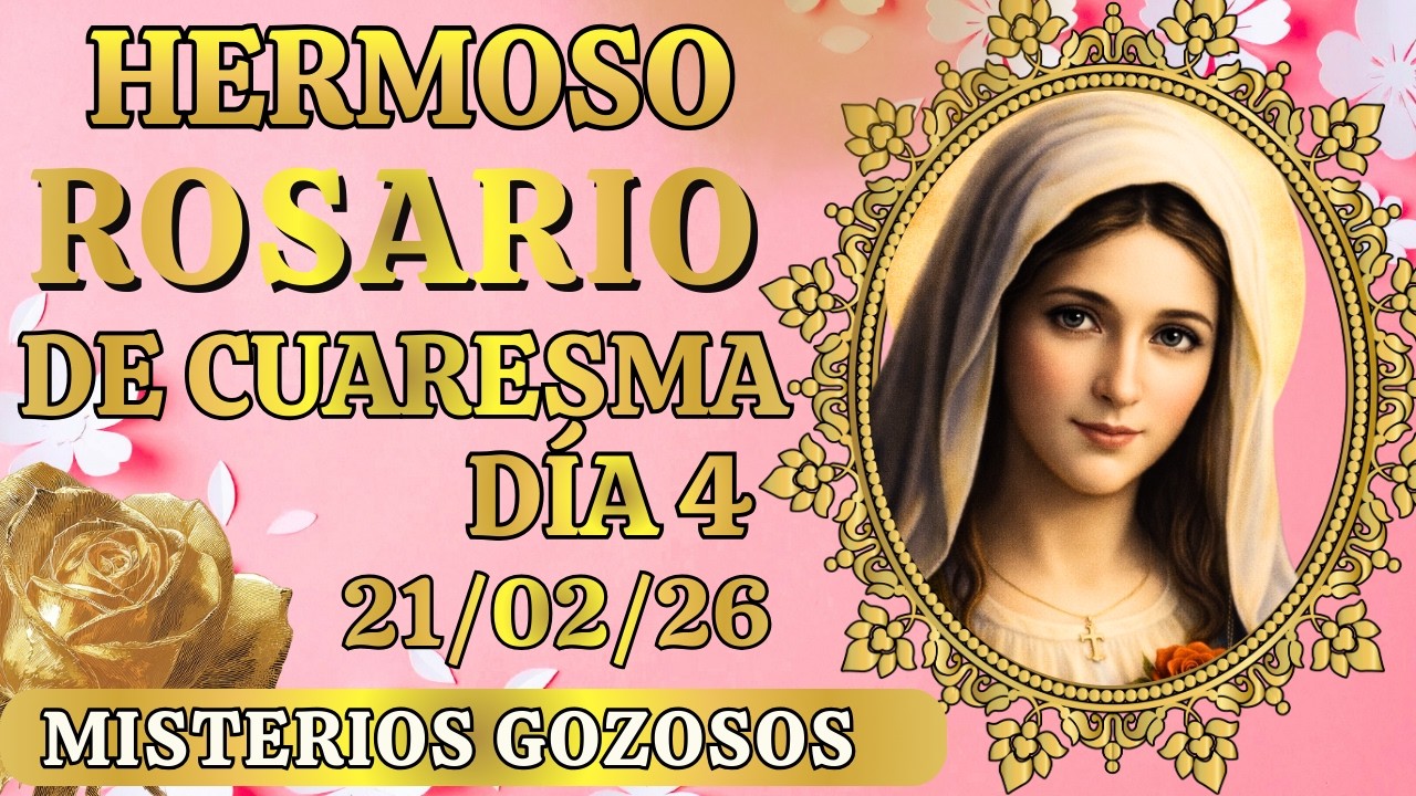 el Santo ❤️Rosario del día de hoy Sábado 21 de febrero Cuaresma Misterios Gozosos | Rosario católico