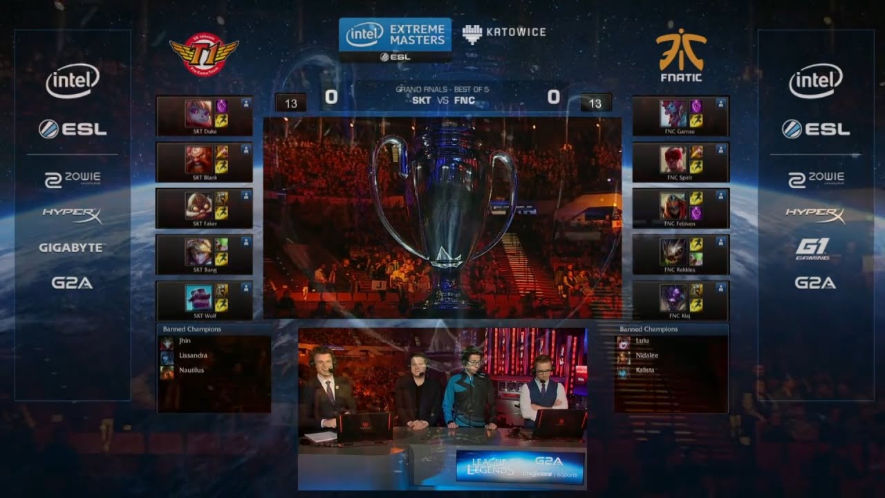 SKT vs FNC Highlights Game 1 - SK TELECOM T1 vs FNATIC - IEM KATOWICE 2016 Grand Final