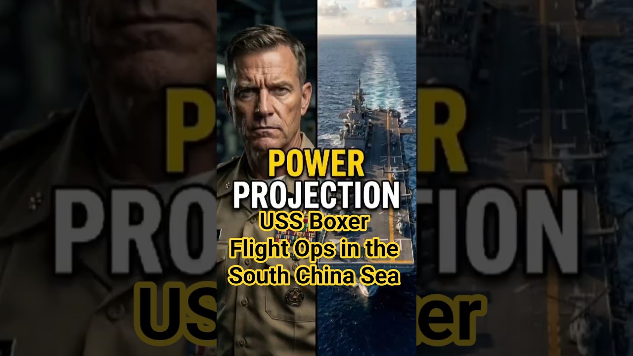 Демонстрация силы: летные операции USS Boxer в Южно-Китайском море