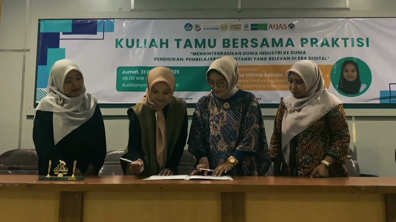 AFTER MOVIE - KULIAH TAMU BERSAMA PRAKTISI S1 PENDIDIKAN AKUNTANSI UNESA