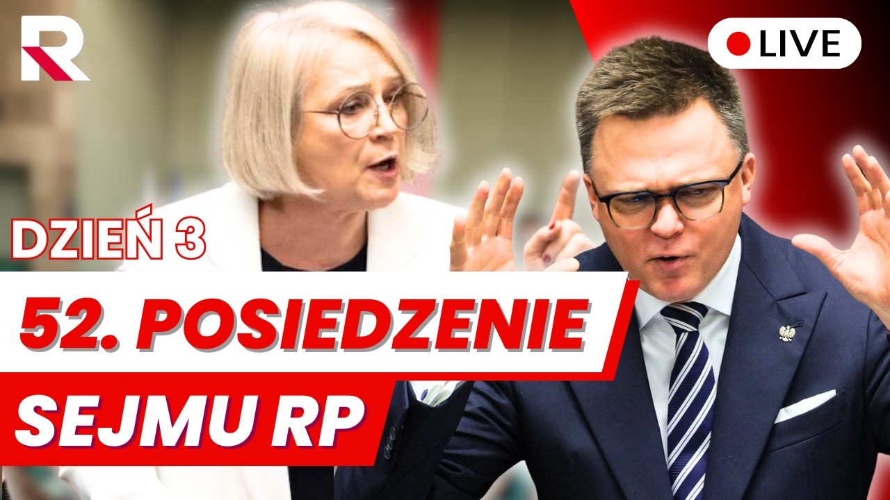 🔴 52 posiedzenie Sejmu RP dzień trzeci 27.02.2026 - Transmisja na ŻYWO z obrad Sejmu 🔴