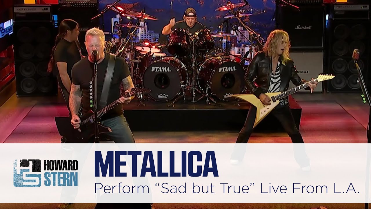 Metallica “Sad But True” Live on the Stern Show