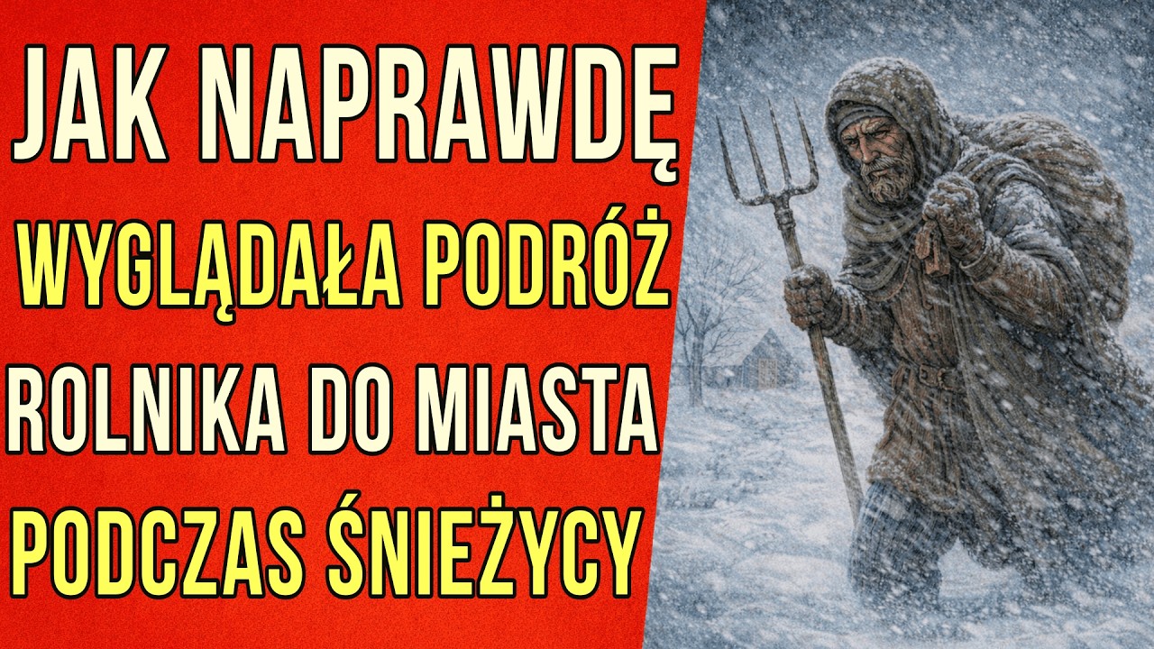 Jak naprawdę wyglądała podróż rolnika do miasta podczas śnieżycy