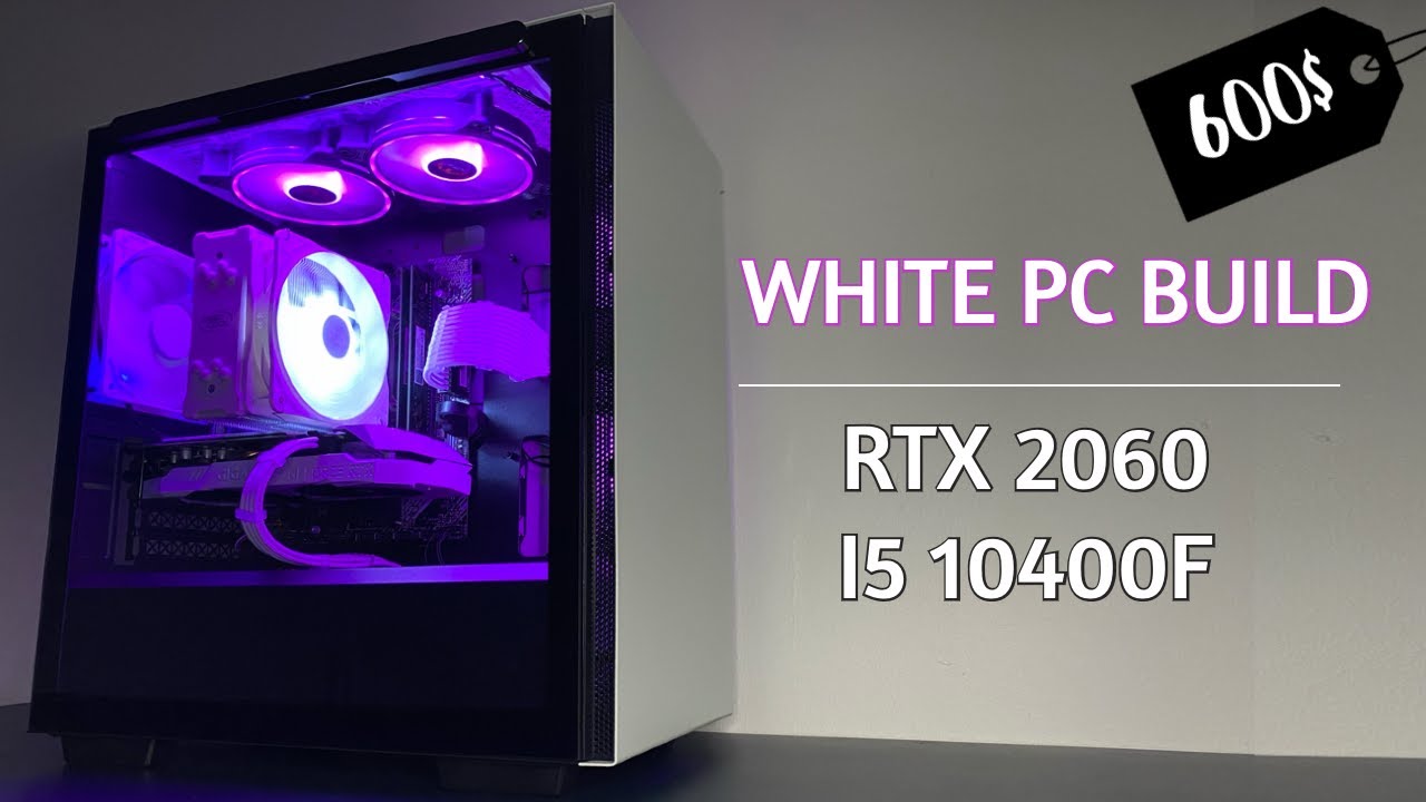 My First Gaming PC Build | Budget Gaming PC | White DeepCool MACUBE 110 | TimeLapse | 4K
