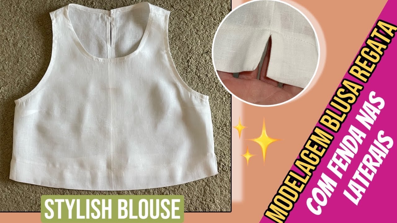 MODELAGEM BLUSA BÁSICA DE LINHO (STYLISH BLOUSE)