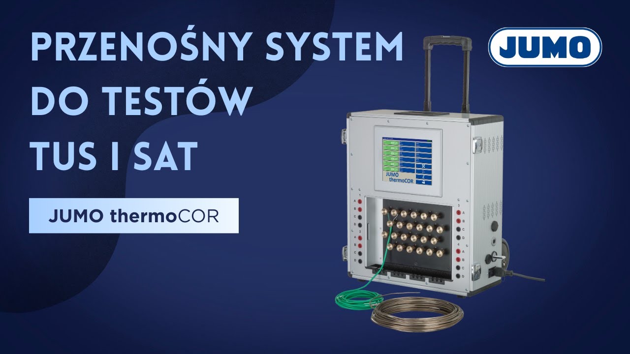 Testy TUS i SAT w Twoim zakładzie | Przenośny system do test&oacute;w TUS I SAT | JUMO thermoCOR