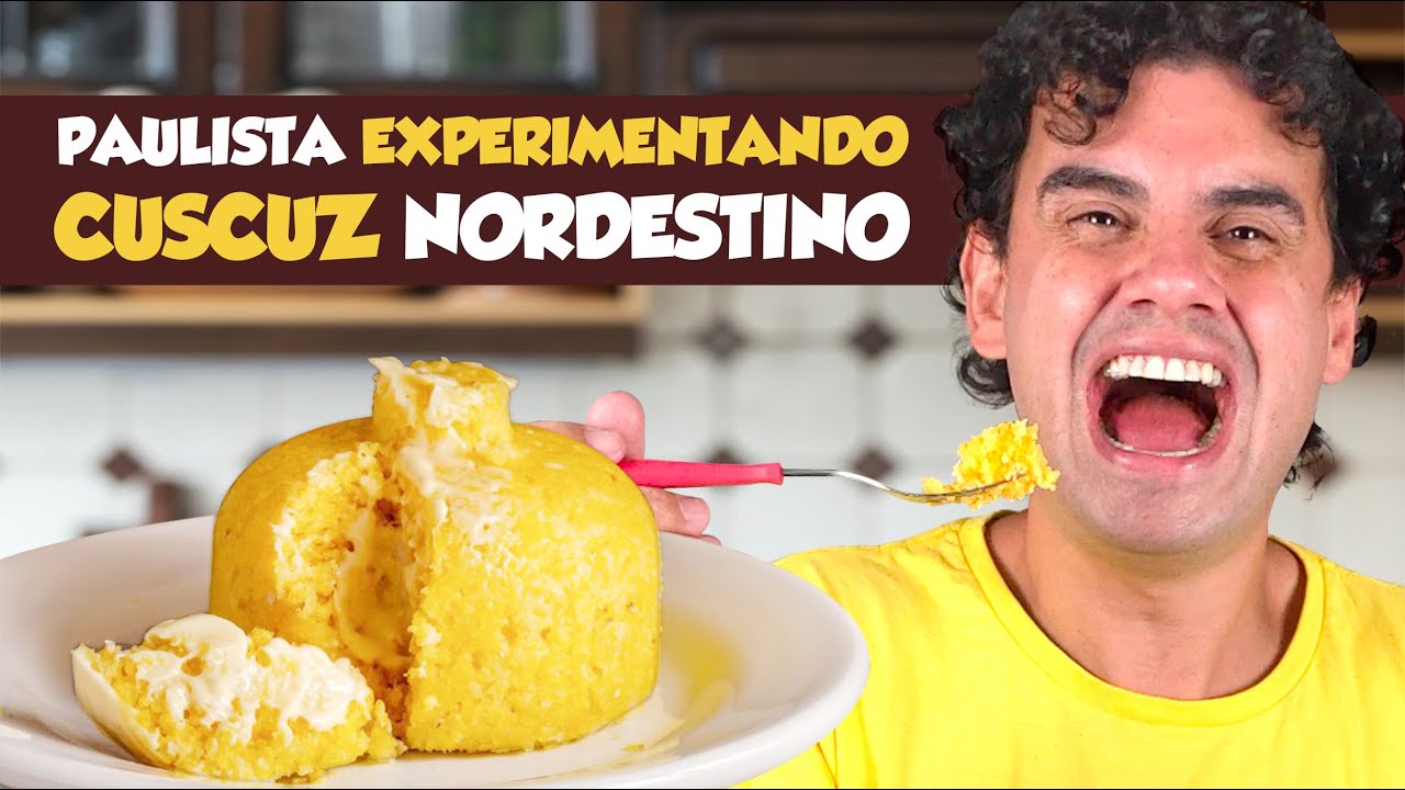 PRIMEIRA VEZ - PREPAREI E EXPERIMENTEI O CUSCUZ NORDESTINO - Fub&aacute; online