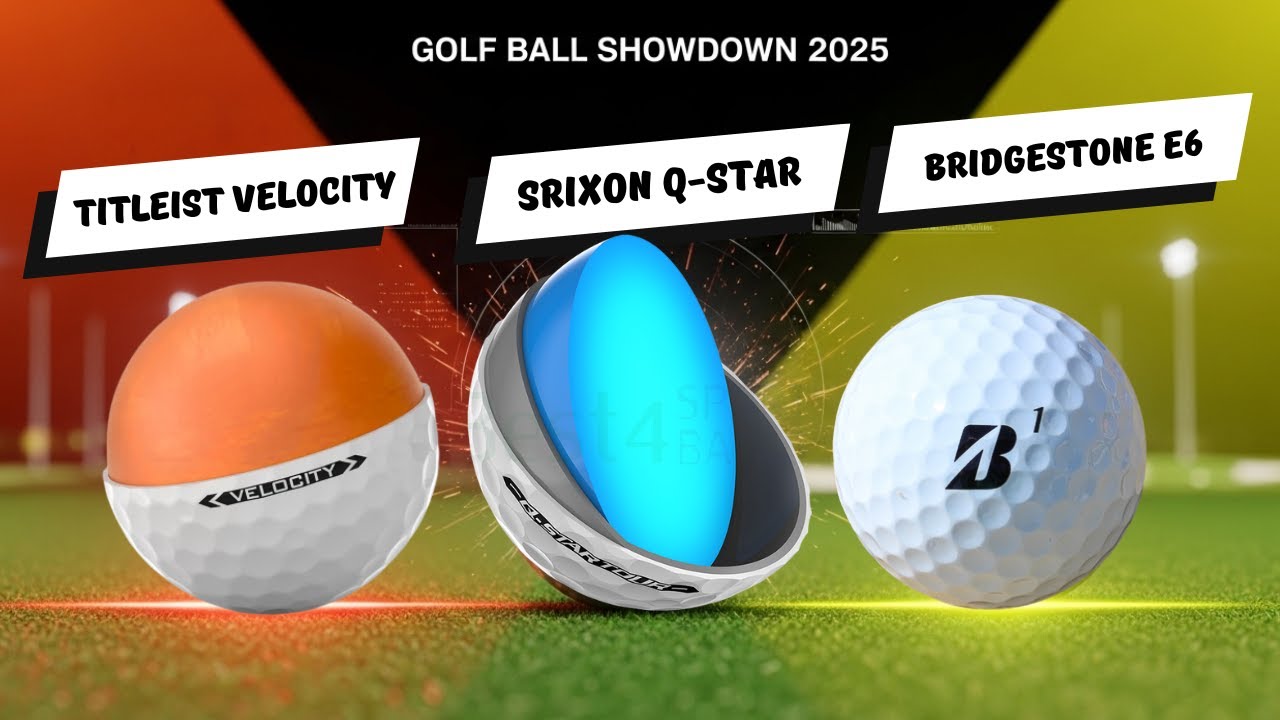 Distance or Control? Titleist Velocity vs Srixon Q-Star vs Bridgestone e6 Golf balls Compared