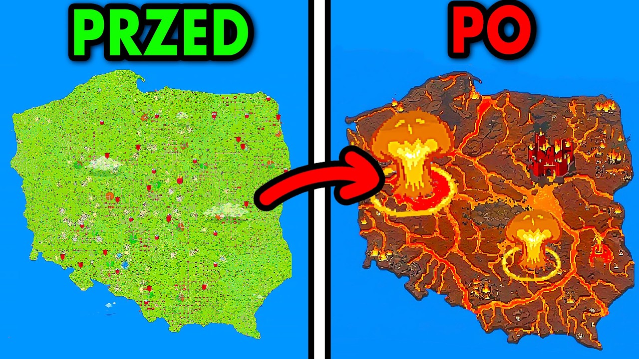 Używając Mocy Boga Zamieniłem POLSKĘ W PIEKŁO - Worldbox
