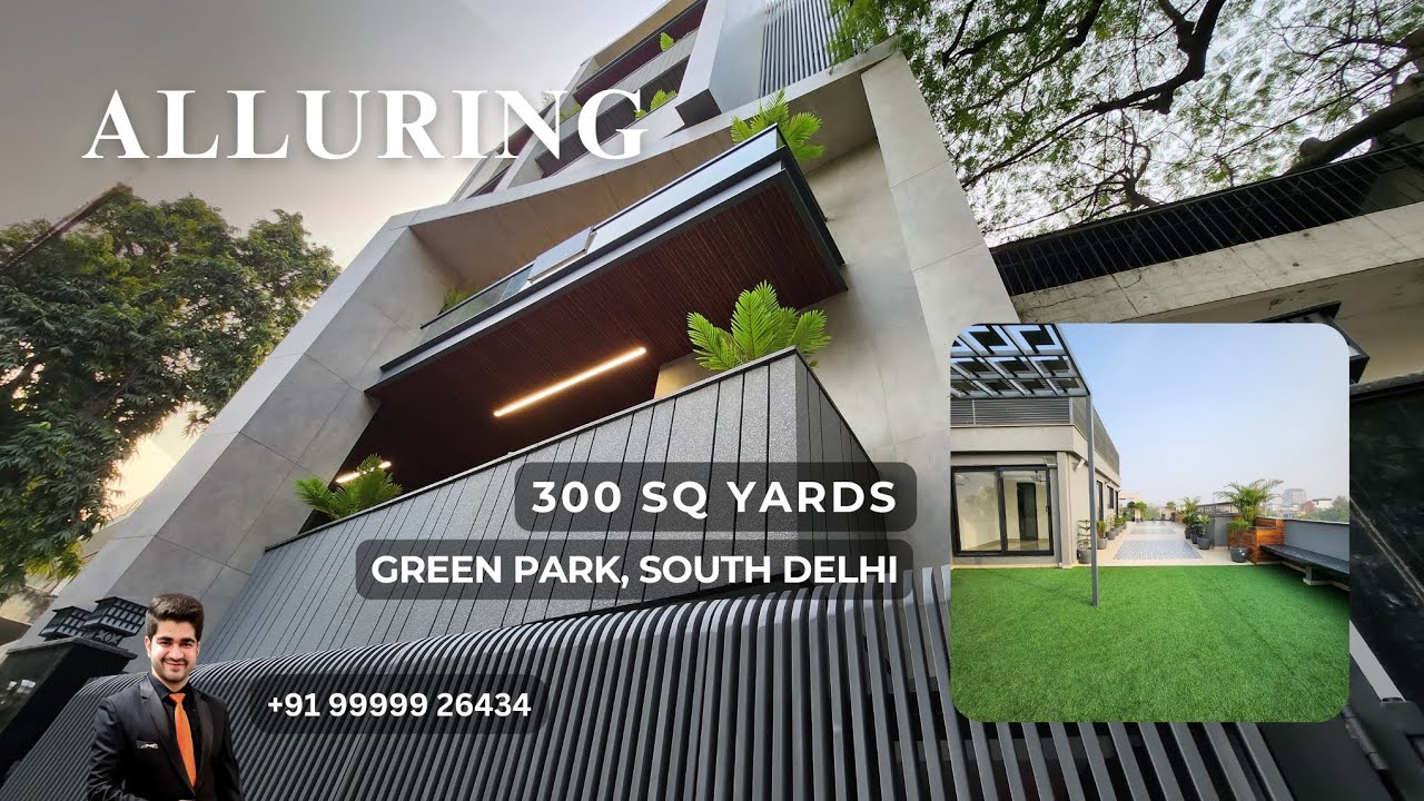 300 SQ YDS LUXURY HOME TOUR: GREEN PARK, SOUTH DELHI | SPACIOUS 4BHK BUILDER FLOORS | TERRACE GARDEN