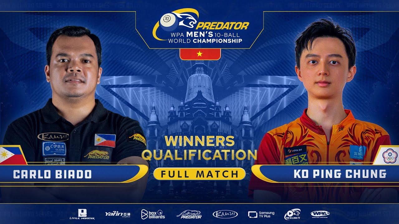 🇵🇭 BIADO vs KO PC 🔥 ▸ WINNER QUALIF ▸ Predator WPA Men’s 10-Ball World Championship ▸ Vietnam 2025