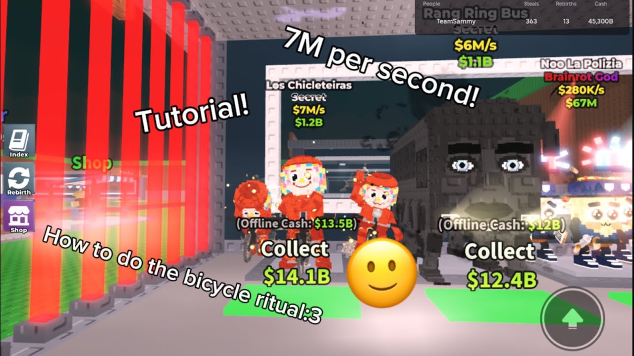 Tutorial on how to do the ￼bicycle ritual in SAB!